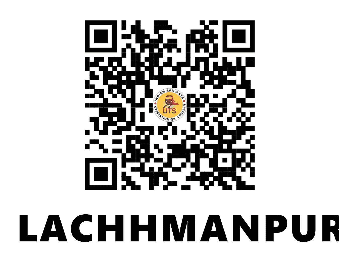 UTS QR Code for LACHHMANPUR - LMN (NR - UTTAR PRADESH)
